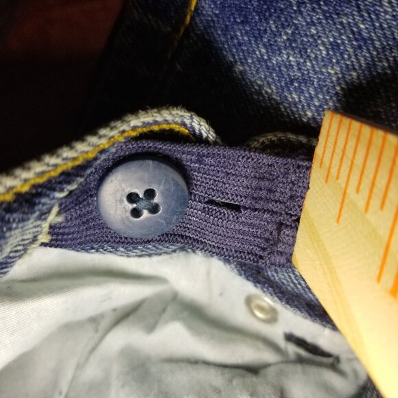 OP Jeans Youth 14 Bootcut Blue Baggy Fit Denim Wide Leg Skater Y2K Retro Vintage - Picture 7 of 10